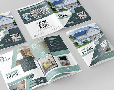 Bi Fold Brochure, Flyer, Poster, Print Design branding clean colorfull creative design flat graphic design illustration