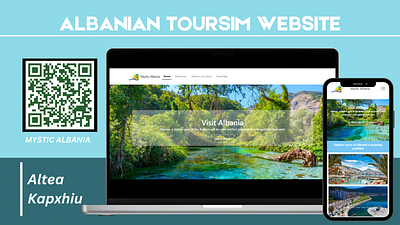 Mystic Albania - Tourism Website albania tourism ui web design web development website