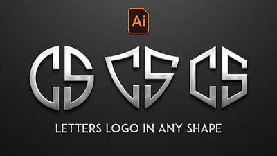 Letter Logos in Circle, Shield & Polygon Shape alphabet logo design circle shapes freelancing guide illustrator tutorial layout design letter logo letter logos logo design tutorial polygon shapes skills step by step tips tutorial vector graphics