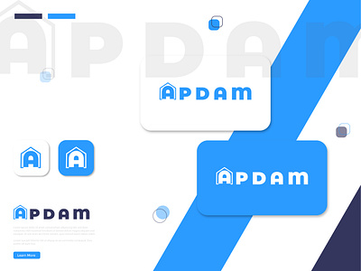 apdam logo design blockchain brandbook branding coding color design graphic design illustration logo