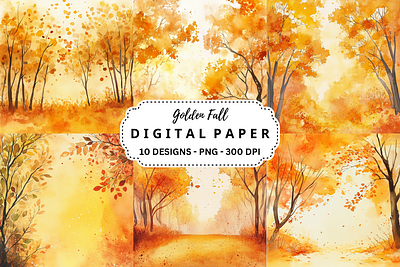 Golden Fall Backgrounds animation branding graphic design motion graphics