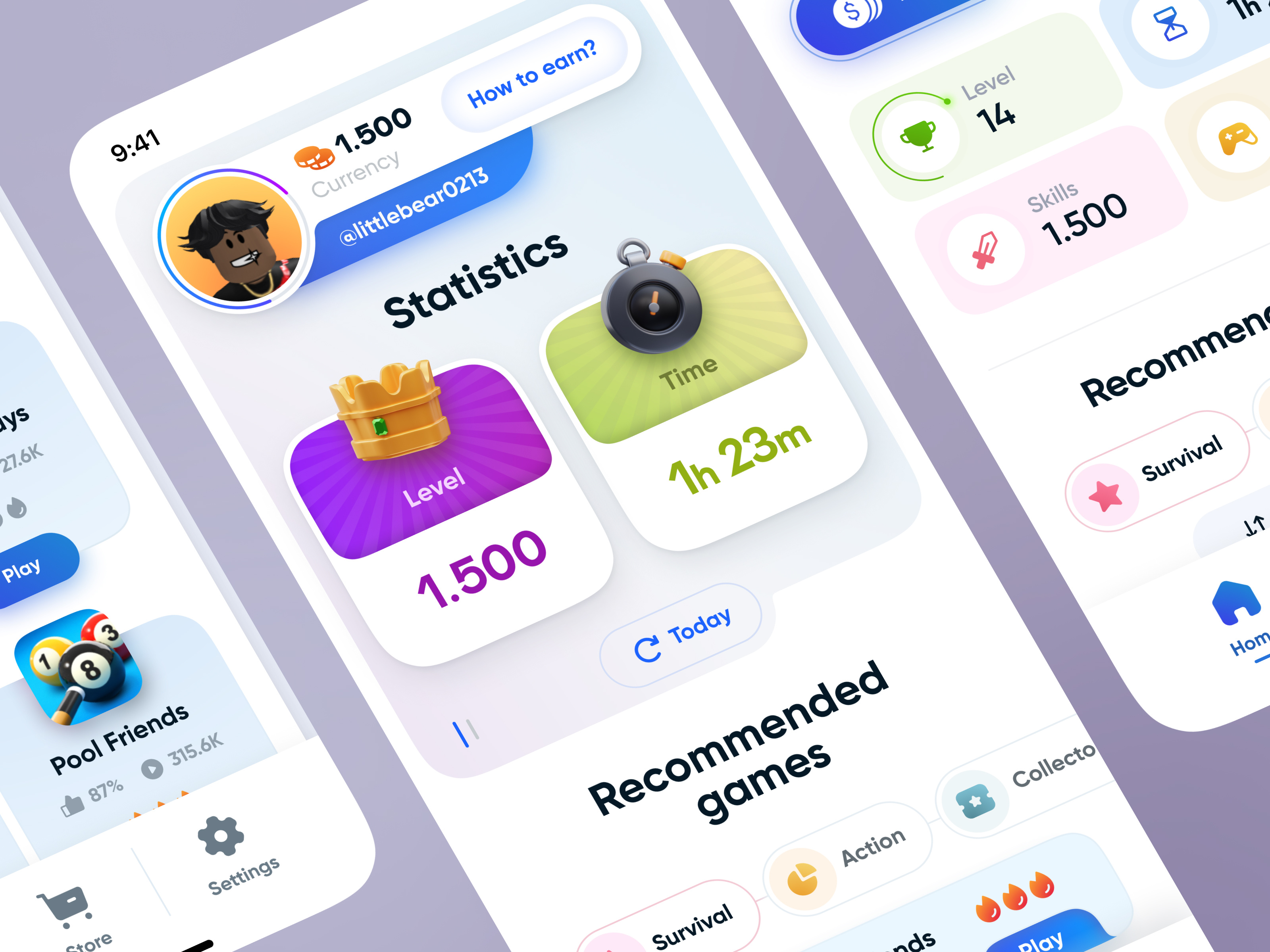 Example of Games Market Dashboard - Telegram Mini Apps