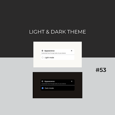 Daily UI Day-53:Light and Dark Theme dailyui day 53 design designchallenge designing ui uiuxdesign ux