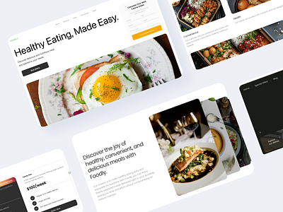 Foodly - Food Delivery branding design ui ui design web design