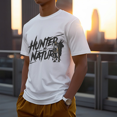 Hunting Typography T Shirt Design art branding creative design design graphic design hunting illustration logo modern print t shirt design tshirt unique vector vintage