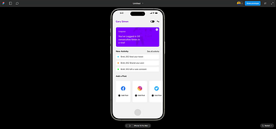 Dark & White Mood iOS App UI/UX Design branding clean app layout contrast theme dark and white aesthetics dark mode ui design elegant ux ios app design minimalist ui modern user interface seamless navigation ui ux simplicity white mode app interface