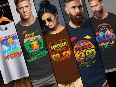 Summer Vibes & Beach Adventure Vector T-shirt Design 3d animation branding creative design custom design design graphic design illustration logo motion graphics summer custom tshirt summer outdoor design summer vibes tshirt tshirt design tshirt template typography tshirt design vector tshirt design vintage retro logo