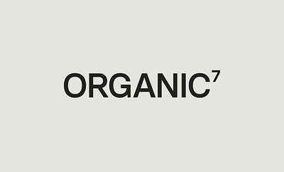 Organic Seven Visual Identity branding logo motion graphics