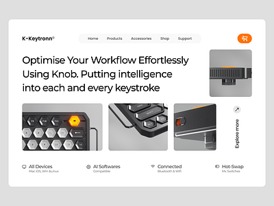 Keytronn - Putting intelligence into evey keystoke branding graphic design ui ux web ui webdesign website design