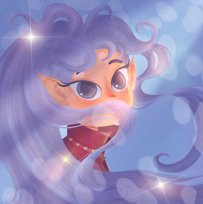 Elf 2d art artist childrens art creative digital art digital painting illustration illustrator