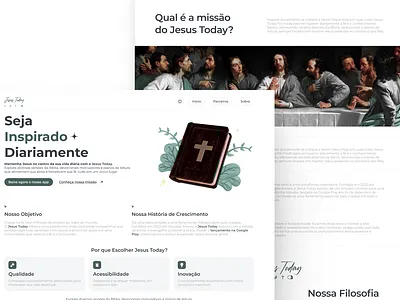 Jesus Today - Responsive Design branding clean design design e commerce ilustrations responsive ui ui ux user interface ux