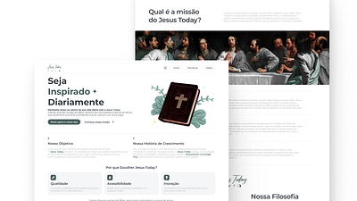 Jesus Today - Responsive Design branding clean design design e commerce ilustrations responsive ui ui ux user interface ux