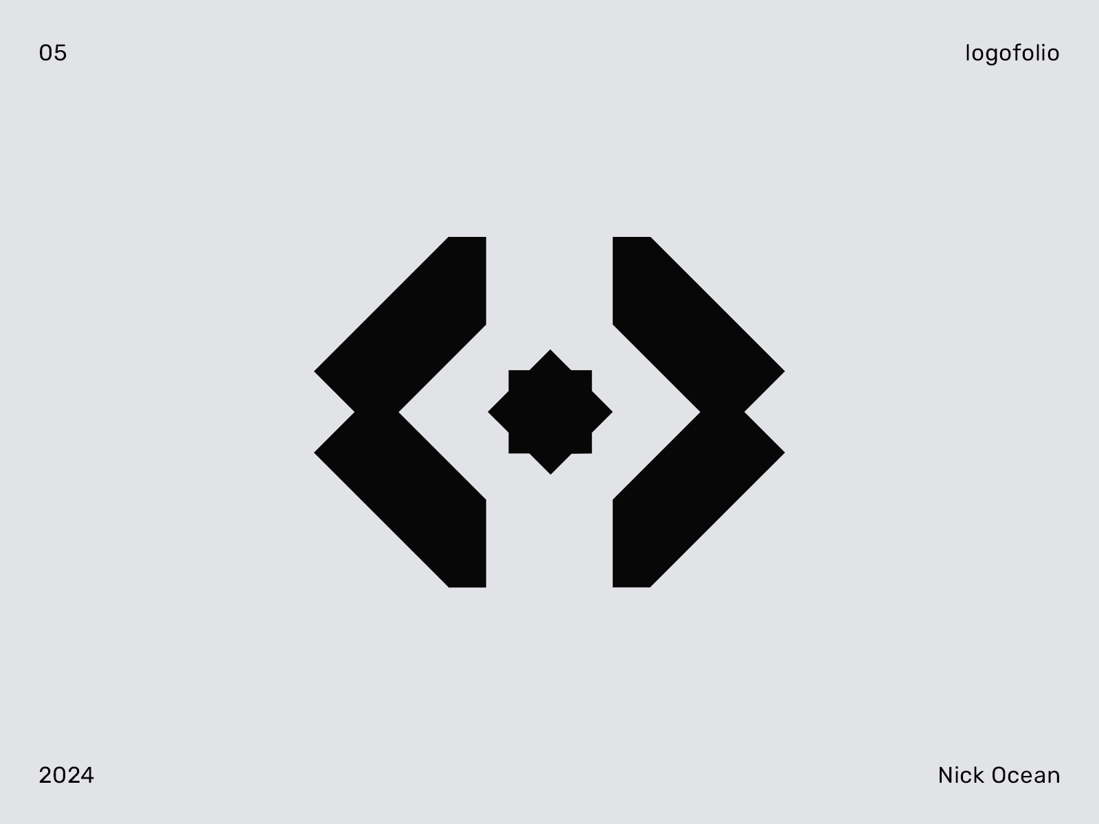 Logomark #005 abstract art artwork design digital geometric geometrical geometry graphic illustration logo mark minimal modern print shapes symbol symmetric symmetry vector