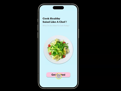 Short Video Salad For Breakfast ui ux