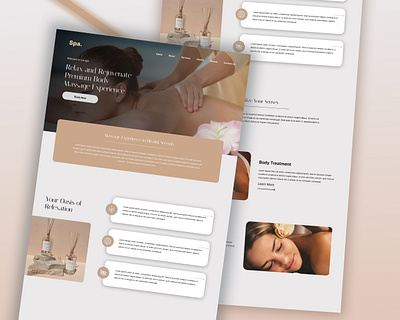 Spa App branding design graphic design spa spa website website design