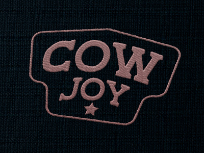 Cowjoy Merchandise artwork badge brand branding clothing cowboy design designer graphic design illustration logo merch design merchandise vintage design western