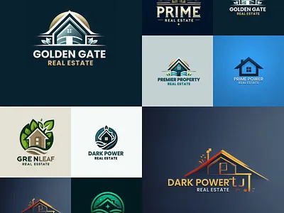 Real Estate Brand Identity, Logo Design branding creative design graphic design logo logo design logos logotypo project real estate logo