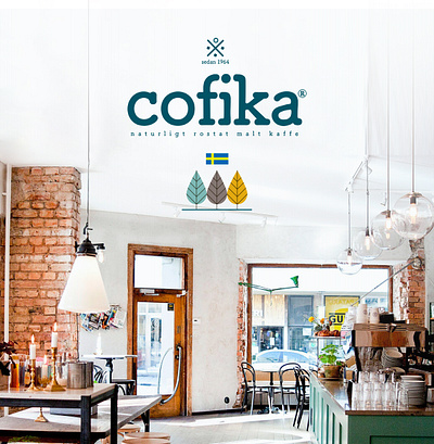 COFIKA. Coffee from Sweden! graphic design packaging product