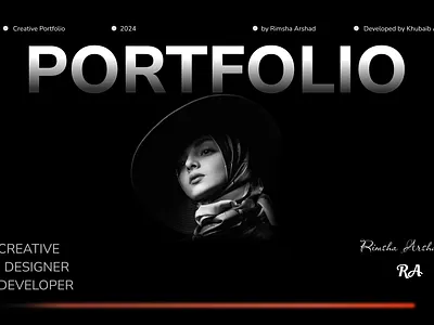 Personal Portfolio by Rimsha figma personal branding personal website portfolio website ui ui ux ui ux designer web developer website by rimsha