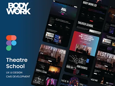 Theater School UX UI Design & CMS Development cms design grafikdesign graphic design graphics musical theater website responsive web design theater school website ui ui design ux ux design web design web development website website design website entwicklung website redesign wordpress wordpress development