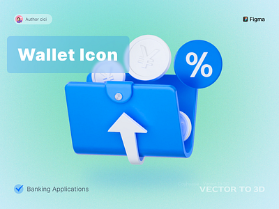 A set of financial ICONS 3d icon illustration ui