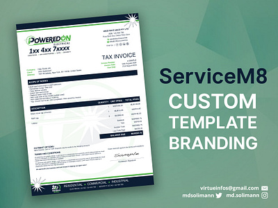 ServiceM8 Template Branding Design branding branding invoice design branding letterhead graphic design invoice invoice letterhead invoice template letterhead design modern invoice design modern letterhead servicem8 custom invoice servicem8 custom template servicem8 custom templates servicem8 invoice servicem8 invoice template servicem8 template servicem8 templates stationery design xero custom invoice xero custom template