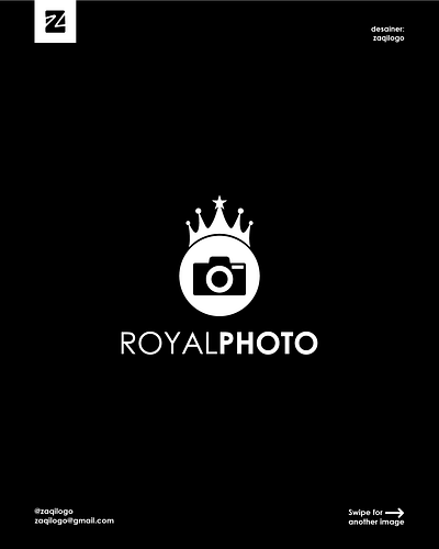 Royal Photo Logo branding design foto graphic design logo logos logotype modern photo royal simple simple logo vector