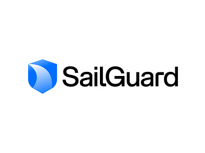 SailGuard | VPN, Cyber Security, Protection, Shield Logo Design app logo b branding creative cyer design logo logo design logo designer logo maker logo trends minimal modern protect protection s secure security vpn