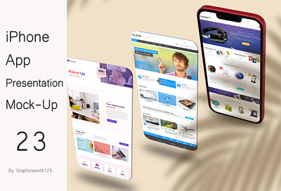 iPhone App Presentation Mock-Up 23 iphone 16