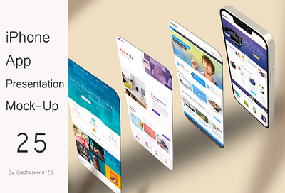 iPhone App Presentation Mock-Up 25 iphone 16