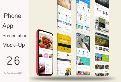 iPhone App Presentation Mock-Up 26 iphone 16
