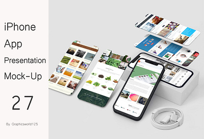 iPhone App Presentation Mock-Up 27 iphone 16