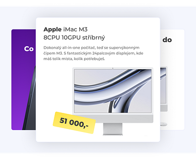 Tech e-shop Instagram Post ad bialu bialu software branding clean commercial design eshop graphic design imac instagram instagram post iphne mockup phone purple sell tech ui white