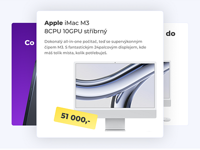 Tech e-shop Instagram Post ad bialu bialu software branding clean commercial design eshop graphic design imac instagram instagram post iphne mockup phone purple sell tech ui white