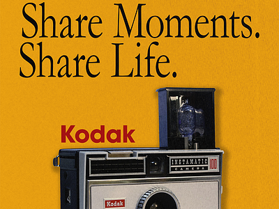 Kodak branding design graphic design illu kodak retro