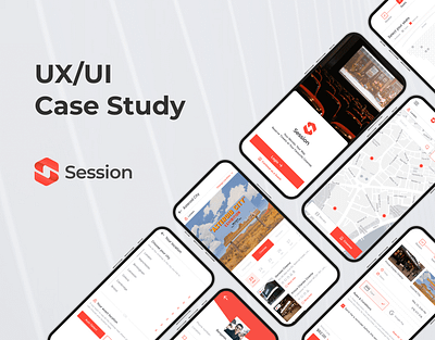 UX/UI Case Study - Session case study design ui user experience user interface user research ux