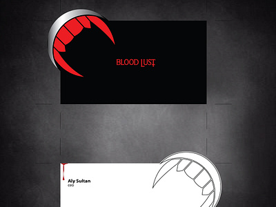 Business Card Design - Fictionality Based 3d adobeillustrator adobephotoshop branding businesscard darkart fantasyart fictional graphic design logo symboldesign ui vampire