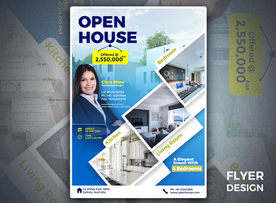 Flyer design branding design fyler graphic design real estate design