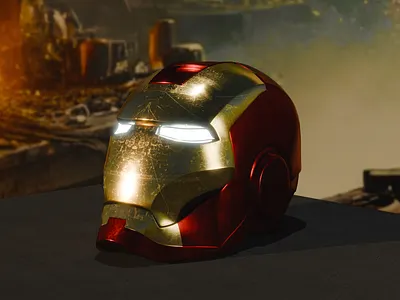 Iron Man Helmet 3D