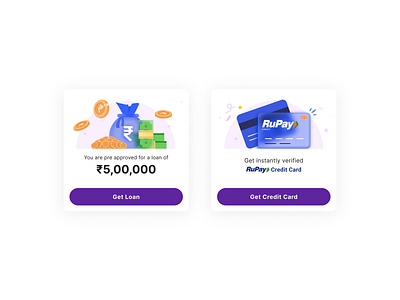 Get Loan/ Credit Card adobe card design credit card credit score design digital digital art get loan glassmorphism illustration illustrator loan money money bag product design rupay rupay credit card ui vector