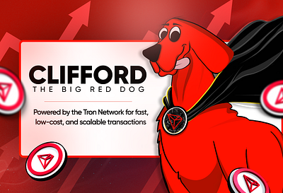 Clifford Meme Coin crypto Illustrative block chain crypto meme meme coin metaverse superhero web3