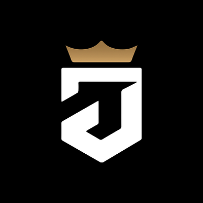 'J' + CROWN art brand branding daily design esports esports logo gaming gaming logo graphic design identity illustration j logo letter logo logo logofolio logomark ui