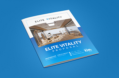 Elite Vitality Brochure Design bifold book booklet branding brochure brochure design design dribbble graphic design icon logo magazing poster trifold