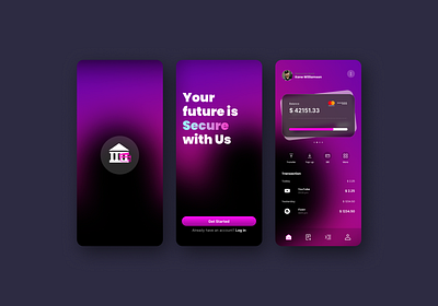 Banking App ui design appdesign apps bankapp bankingapp behance branding design dribbble illustration interface landingpage ui uidesign uiux uiuxdesign userexperience uxdesign webdesign