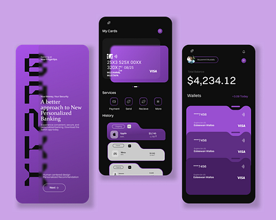 Bankx - Banking & Finance management app app design branding design graphic design ui ux