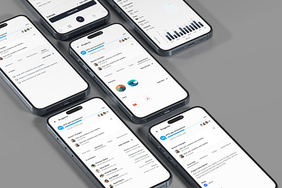 View Project UI mobile app product design productivity saas