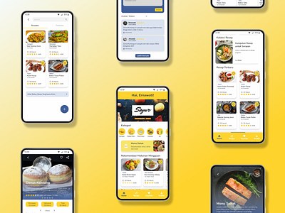 UI Design for a Nutritional Recipe Sharing nutrition app tech and health