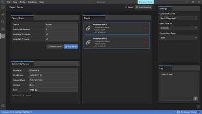 Spectrum API Dashboard app dashboard design desktop app minimal native app react ui web web app web design windows