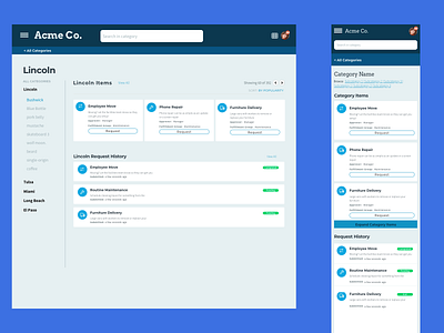 Generic ITSM Catalog ui webapp