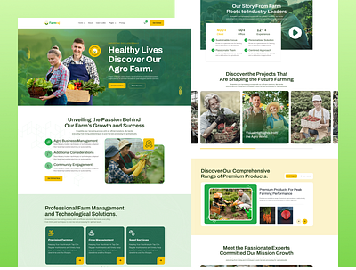 Agro Farm Web Template agribusiness agriculturalstartup agriculturedesign agricultureui agriculturewebdesign agrowebtemplate agtech farmbusiness farmingwebsite farmwebsite farmwebsitedesign modernwebdesign responsivedesign responsivewebdesign sustainabledesign webdesignforfarms